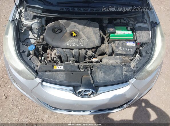KMHDH4AE9GU587292 2016 HYUNDAI ELANTRA Silver Вид ззаду