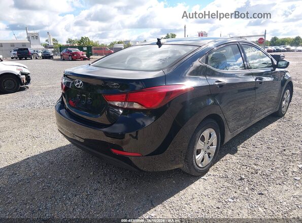 KMHDH4AE9GU604544 2016 HYUNDAI ELANTRA Black Հետևի աջ