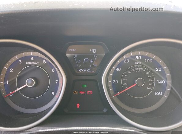 KMHDH4AE9GU604544 2016 HYUNDAI ELANTRA Black Հետևի նստատեղերի տեսք