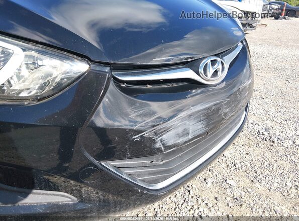 KMHDH4AE9GU604544 2016 HYUNDAI ELANTRA Black 