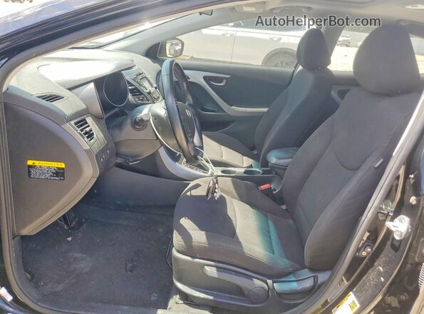 KMHDH4AEXGU485001 2016 HYUNDAI ELANTRA Black 
