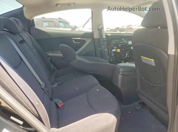 KMHDH4AEXGU485001 2016 HYUNDAI ELANTRA Black 