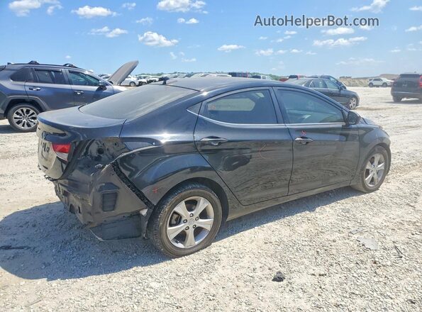 KMHDH4AEXGU485001 2016 HYUNDAI ELANTRA Black 