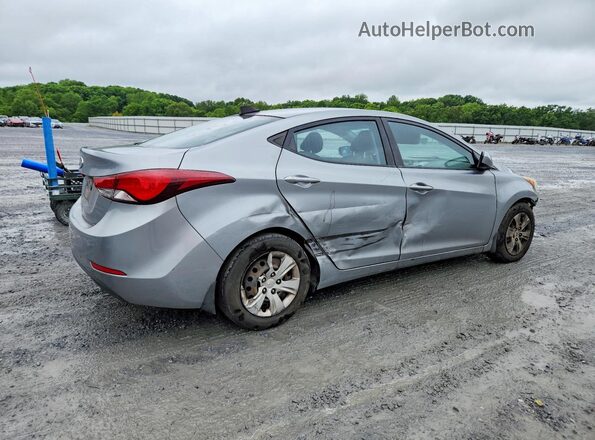 KMHDH4AEXGU524962 2016 HYUNDAI ELANTRA Silver Задня права чверть