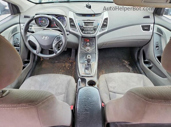 KMHDH4AEXGU524962 2016 HYUNDAI ELANTRA Silver Вид панелі приладів