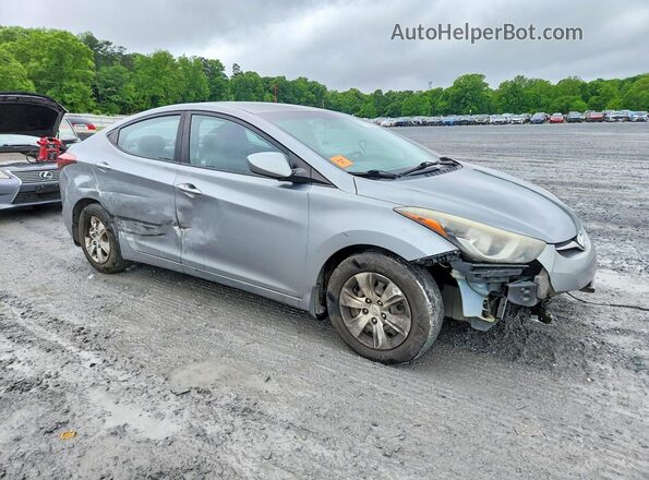 KMHDH4AEXGU524962 2016 HYUNDAI ELANTRA Silver Передня права чверть
