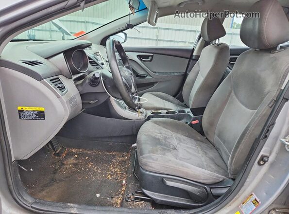 KMHDH4AEXGU524962 2016 HYUNDAI ELANTRA Silver Вид салону спереду