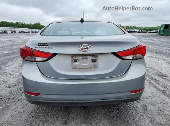 KMHDH4AEXGU524962 2016 HYUNDAI ELANTRA Silver Вид ззаду