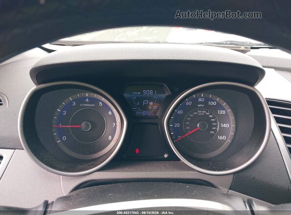 KMHDH4AEXGU531586 2016 HYUNDAI ELANTRA Красный 