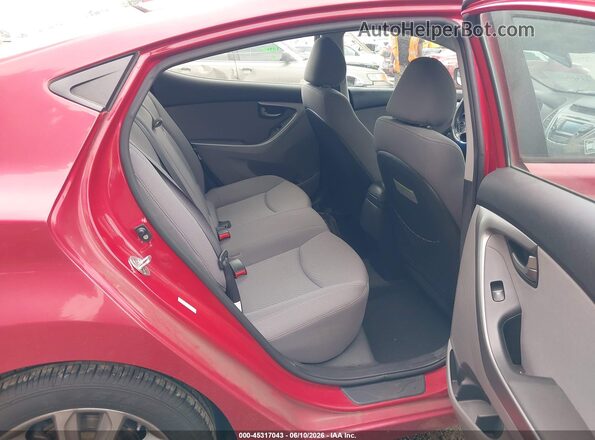 KMHDH4AEXGU531586 2016 HYUNDAI ELANTRA Красный 