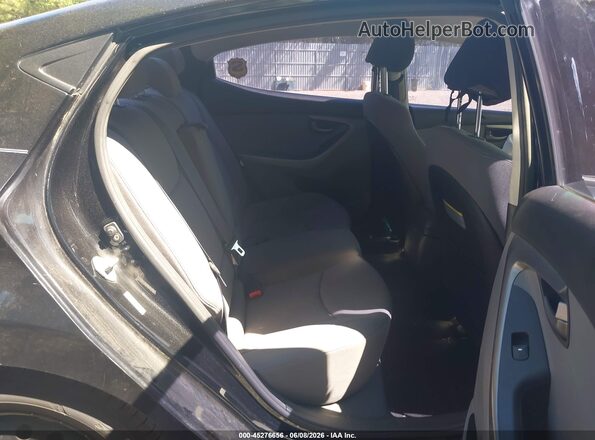 KMHDH4AEXGU604942 2016 HYUNDAI ELANTRA Black Widok naklejki z numerem VIN