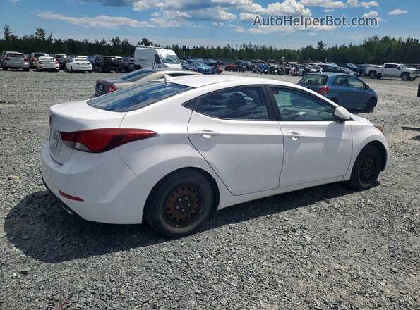 KMHDH4AH2GU482555 2016 HYUNDAI ELANTRA Белый Задняя правая четверть