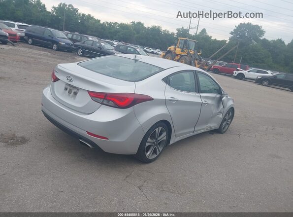 KMHDH4AH9GU522579 2016 HYUNDAI ELANTRA Silver Rear right
