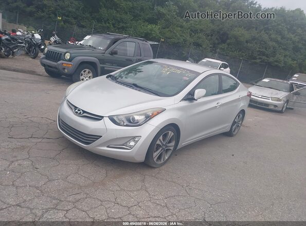 KMHDH4AH9GU522579 2016 HYUNDAI ELANTRA Silver Front left