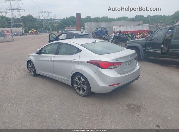 KMHDH4AH9GU522579 2016 HYUNDAI ELANTRA Silver Rear left