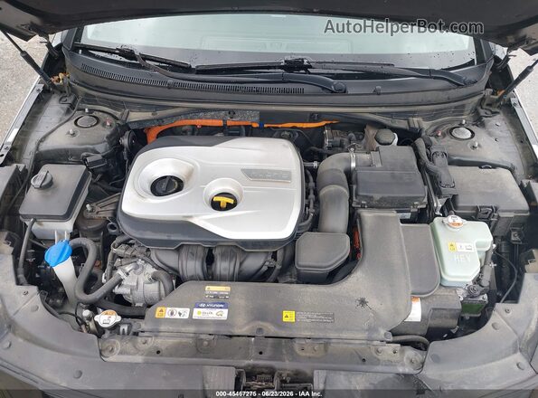KMHE14L22HA066123 2017 HYUNDAI SONATA PLUG-IN HYBRID Черный Вид сзади