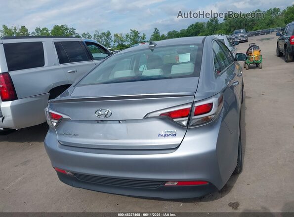 KMHE14L28HA045017 2017 HYUNDAI SONATA PLUG-IN HYBRID Silver 