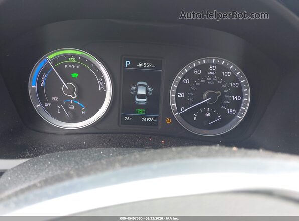 KMHE14L29KA093312 2019 HYUNDAI SONATA PLUG-IN HYBRID Black Вид задніх сидінь