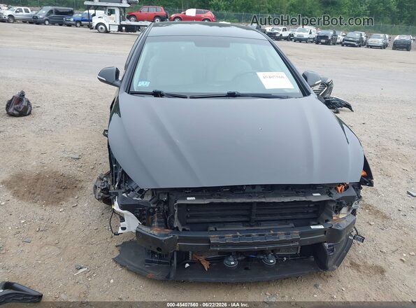 KMHE14L29KA093312 2019 HYUNDAI SONATA PLUG-IN HYBRID Black Вид задньої частини салону