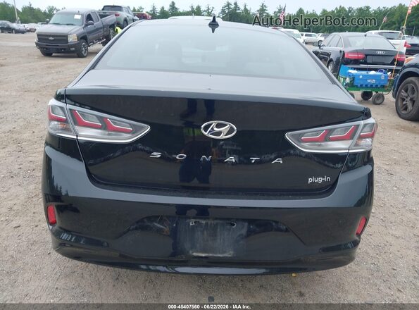 KMHE14L29KA093312 2019 HYUNDAI SONATA PLUG-IN HYBRID Black 