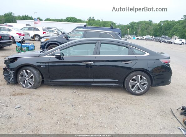KMHE14L29KA093312 2019 HYUNDAI SONATA PLUG-IN HYBRID Black 