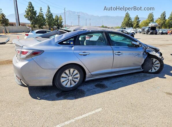 KMHE24L11GA012153 2016 HYUNDAI SONATA Silver 