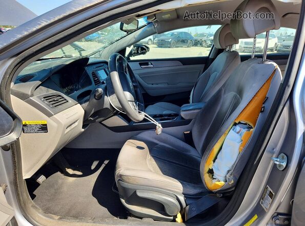 KMHE24L11GA012153 2016 HYUNDAI SONATA Silver 