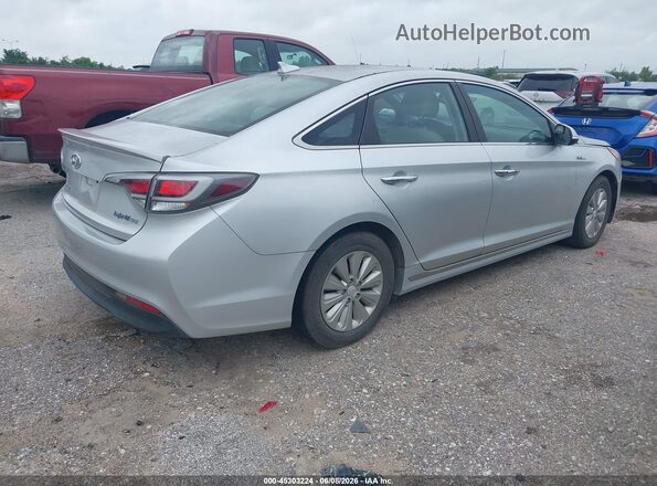 KMHE24L12GA010976 2016 HYUNDAI SONATA HYBRID Silver უკანა მარჯვენა