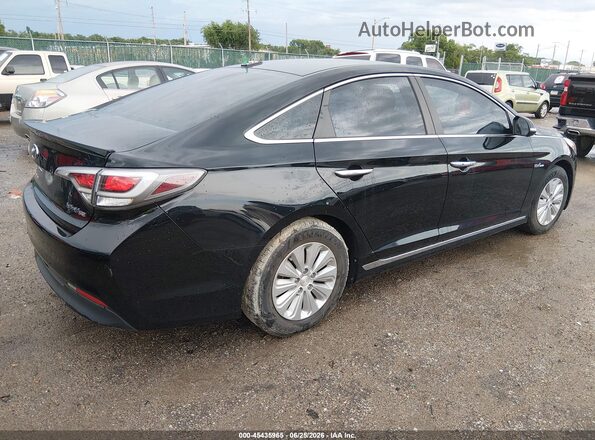 KMHE24L12GA013201 2016 HYUNDAI SONATA HYBRID Black Задня права чверть