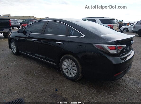 KMHE24L12GA013201 2016 HYUNDAI SONATA HYBRID Black Задня ліва чверть