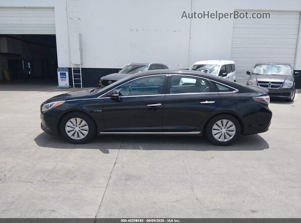 KMHE24L13GA035224 2016 HYUNDAI SONATA HYBRID Black 