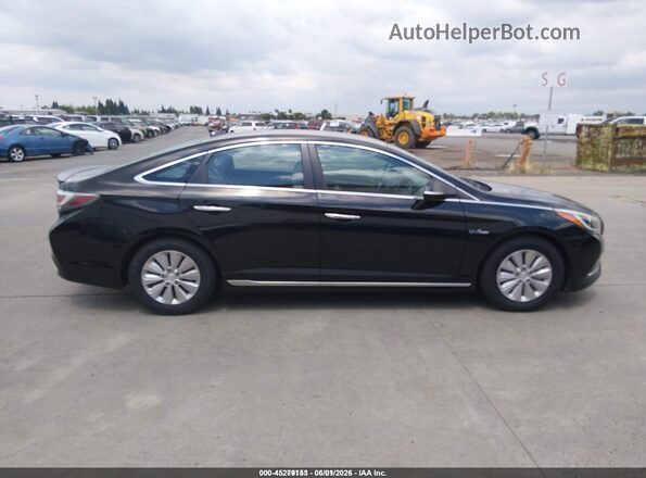 KMHE24L13GA035224 2016 HYUNDAI SONATA HYBRID Black 
