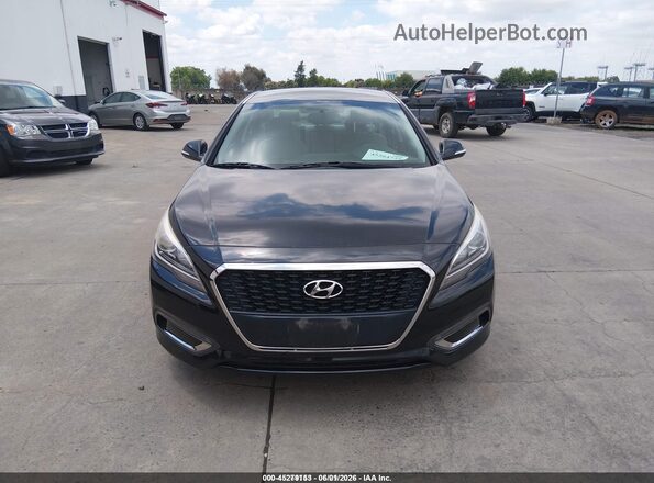 KMHE24L13GA035224 2016 HYUNDAI SONATA HYBRID Black 