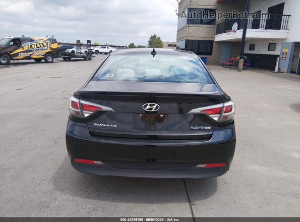 KMHE24L13GA035224 2016 HYUNDAI SONATA HYBRID Black 