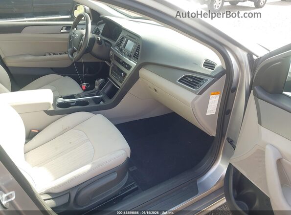 KMHE24L14GA019081 2016 HYUNDAI SONATA HYBRID Gray 