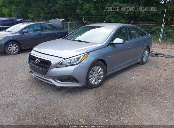 KMHE24L15GA015346 2016 HYUNDAI SONATA HYBRID Silver Передня ліва чверть