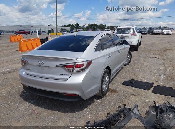 KMHE24L15GA039159 2016 HYUNDAI SONATA HYBRID Silver Задня права чверть