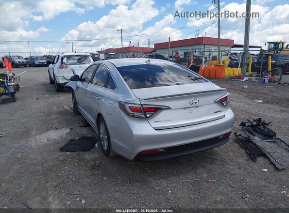 KMHE24L15GA039159 2016 HYUNDAI SONATA HYBRID Silver Задня ліва чверть