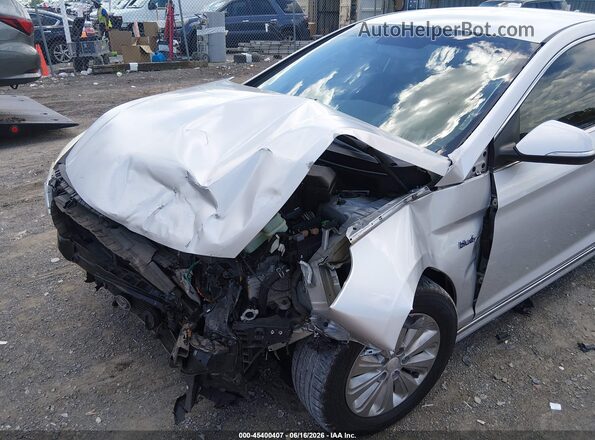 KMHE24L15GA039159 2016 HYUNDAI SONATA HYBRID Silver Вид спереду