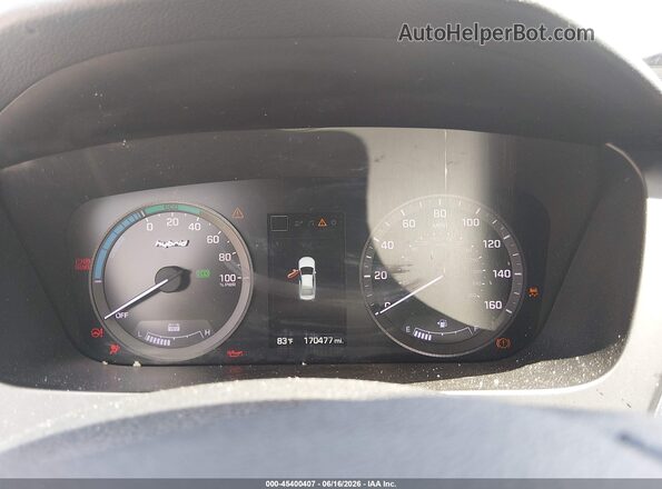KMHE24L15GA039159 2016 HYUNDAI SONATA HYBRID Silver Вид задніх сидінь