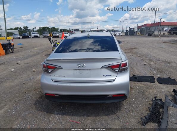 KMHE24L15GA039159 2016 HYUNDAI SONATA HYBRID Silver 