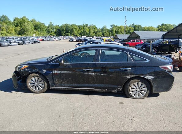 KMHE24L16GA041518 2016 HYUNDAI SONATA HYBRID Black სალონის 360-გრადუსიანი ხედი