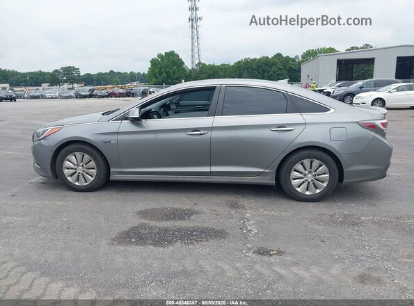 KMHE24L16HA059762 2017 HYUNDAI SONATA HYBRID Gray Սալոնի 360 աստիճան տեսք