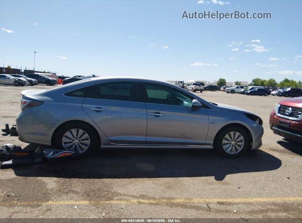 KMHE24L17HA046700 2017 HYUNDAI SONATA HYBRID Silver Vista interior de 360 grados