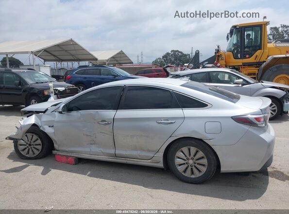 KMHE24L18GA038202 2016 HYUNDAI SONATA HYBRID Silver Вид задньої частини салону