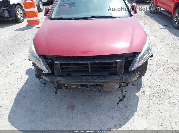 KMHE24L19GA016113 2016 HYUNDAI SONATA HYBRID Red წინა ხედი