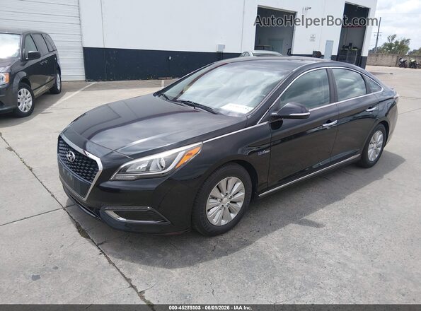 KMHE24L1XGA035222 2016 HYUNDAI SONATA HYBRID Black 