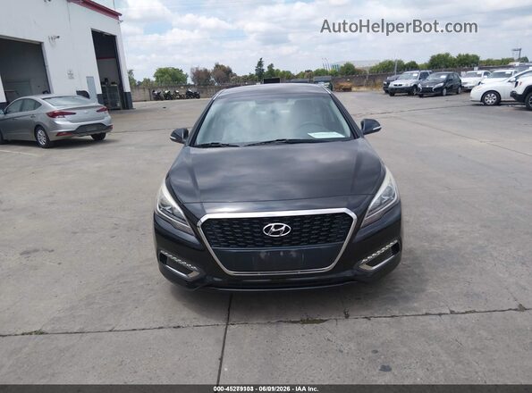 KMHE24L1XGA035222 2016 HYUNDAI SONATA HYBRID Black 