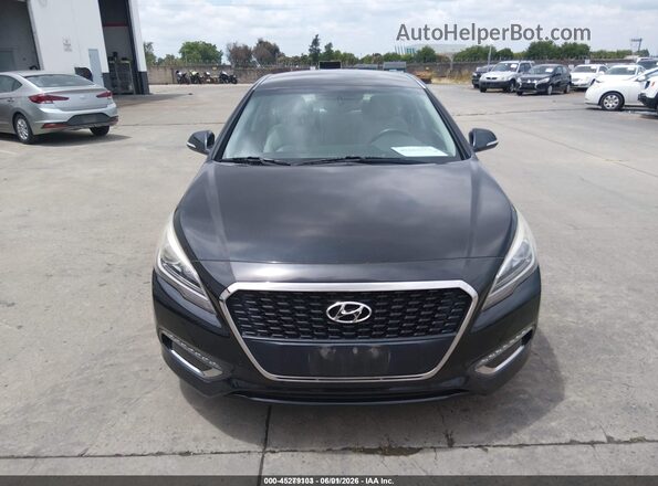 KMHE24L1XGA035222 2016 HYUNDAI SONATA HYBRID Black 