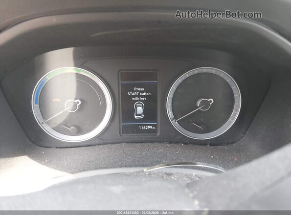 KMHE24L30JA082932 2018 HYUNDAI SONATA HYBRID Серый Вид задних сидений